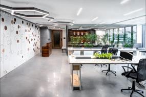 金融公司吊頂裝修實(shí)景圖片
