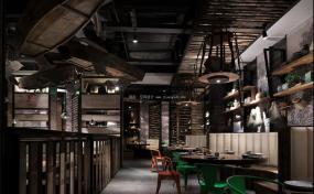 最新燒烤店設計圖片