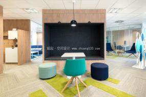 辦公室拼花地板設計裝修圖片