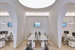 高檔辦公室地板拼花裝修圖片