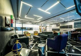 辦公室地板拼花裝修設計效果圖