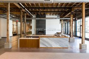 辦公室地板拼花裝修高清效果圖