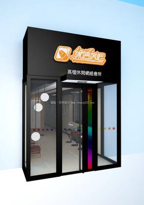 最新連鎖網(wǎng)咖設(shè)計(jì)裝飾效果圖