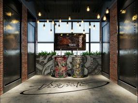 2019年主題網(wǎng)咖裝修效果圖
