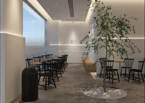 2019年小型奶茶店裝修效果圖