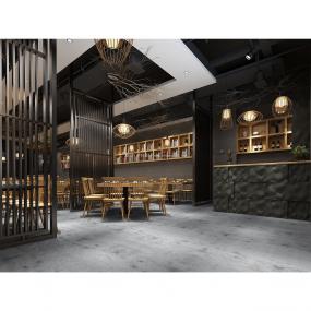 自助火鍋店裝修實物圖片