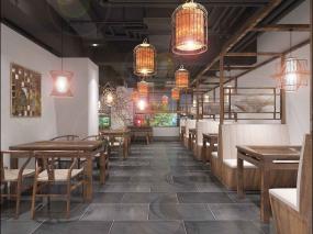 自助火鍋店裝修設(shè)計效果圖