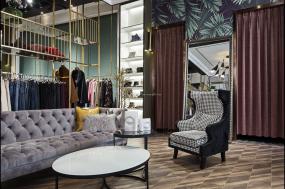 外貿(mào)服裝店設(shè)計裝飾圖