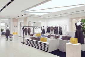 外貿(mào)服裝店裝飾設(shè)計效果圖片