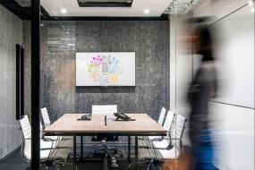 簡潔辦公室設(shè)計裝飾圖