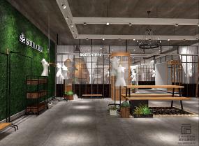 最新女裝店裝飾實(shí)景圖
