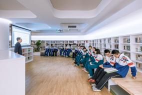 最新圖書館設計裝飾效果圖片