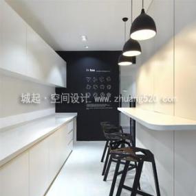 黑白風(fēng)格辦公室裝飾設(shè)計效果圖