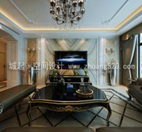 歐式簡約風(fēng)格辦公室設(shè)計(jì)裝飾圖