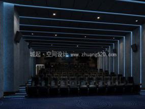 簡約風格電影院裝修裝潢效果圖