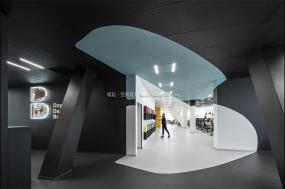 最新工業(yè)風格辦公室裝修設計效果圖