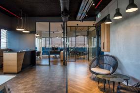 100平辦公室布置效果圖