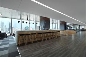 辦公室裸頂裝修圖片