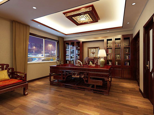中式<a href=http://ashaandryan.com/pictrue/bgs target=_blank class=infotextkey>辦公室裝修效果圖</a>片